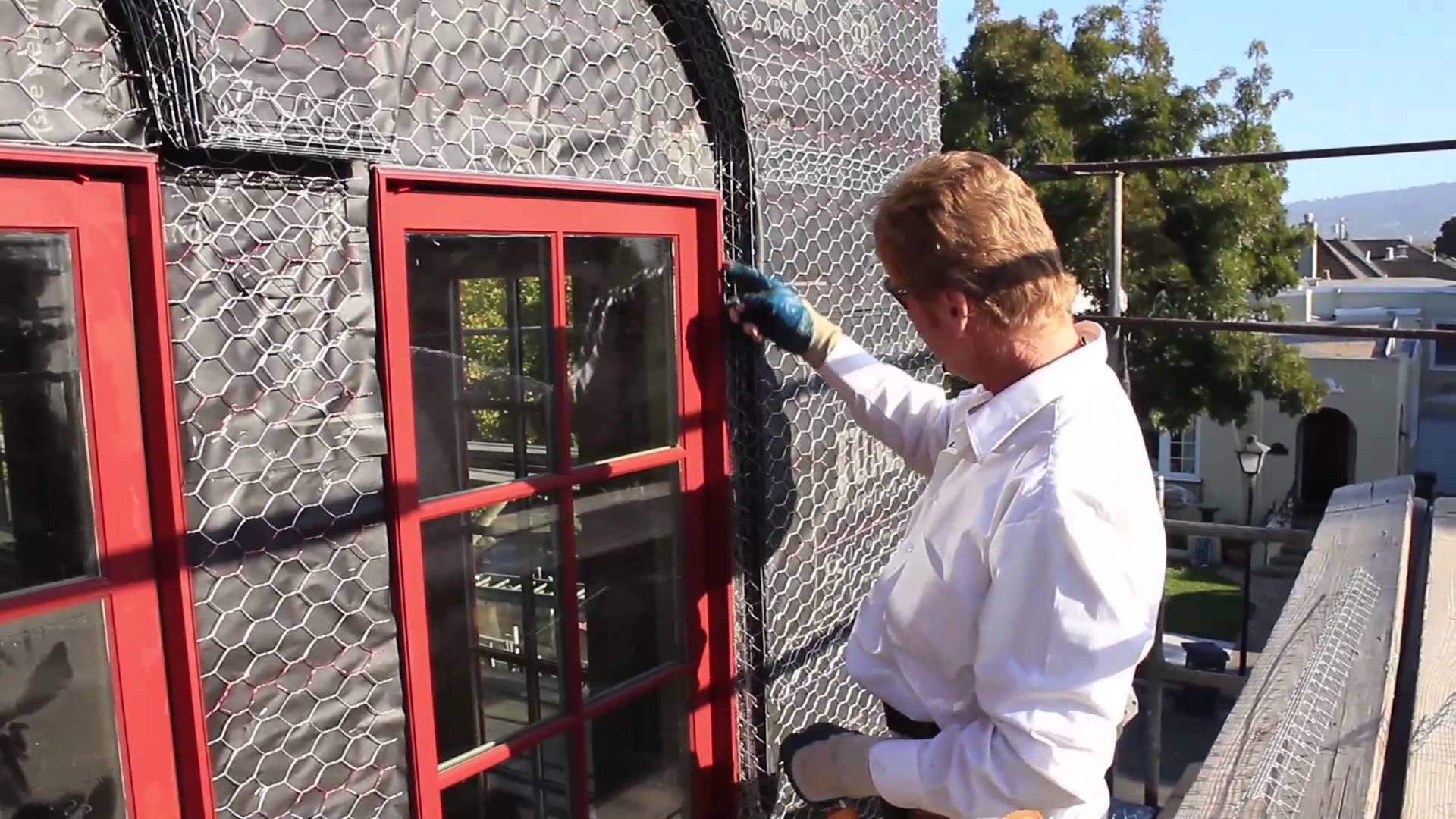 Arch aid for inset arches - Kirk Giordano Plastering
